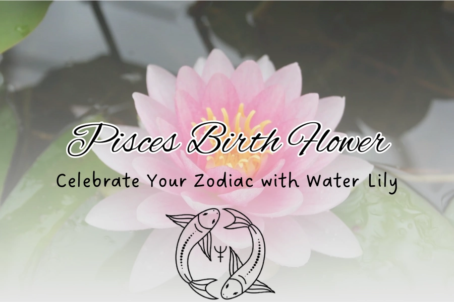 Pisces Birth Flower Celebrate Your Zodiac with Water Lily