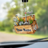 Custom Name Garden Tool Car Ornament 3