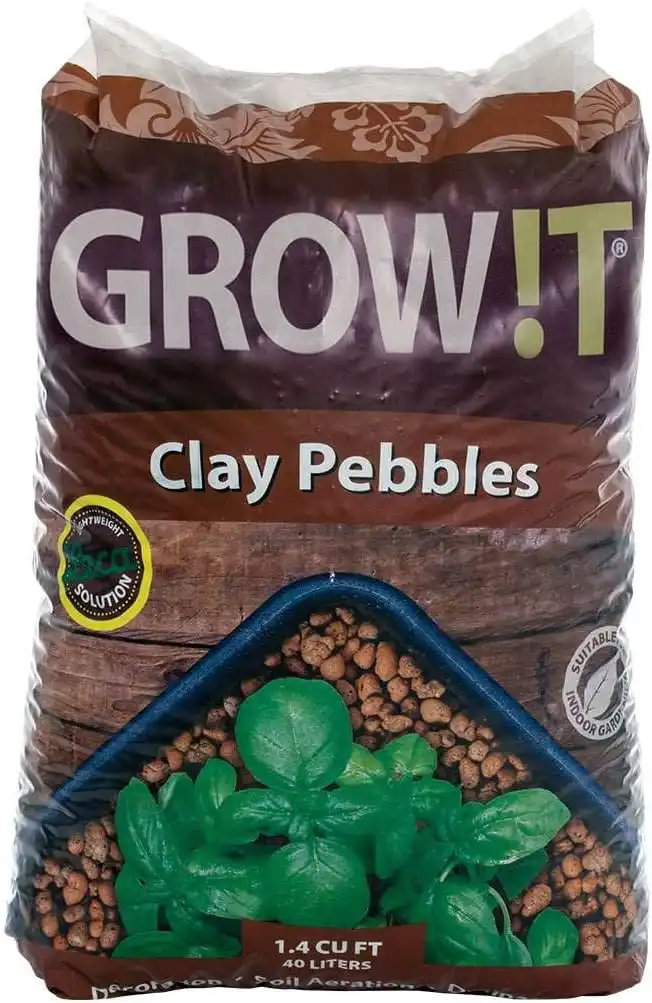 Hydrofarm Brown Clay Pebbles